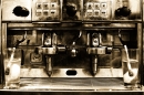 The Coffe Machine Sepia