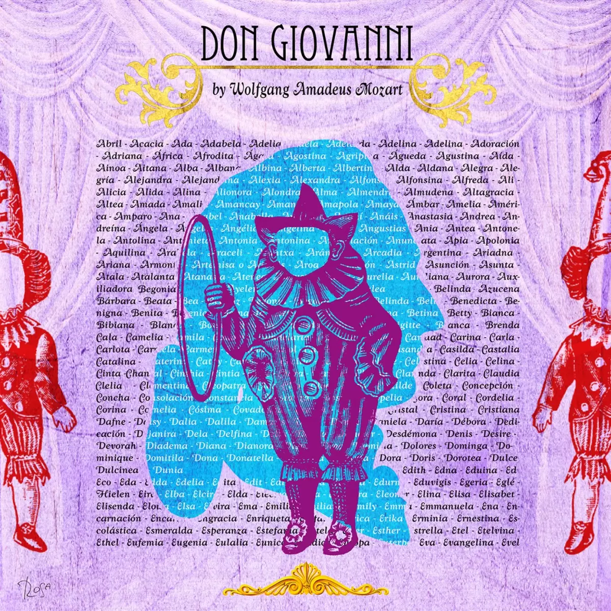 Don Giovanni 2 - רוזה לשצ'ינסקי - טיפוגרפיה דקורטיבית  - מק''ט: 209161
