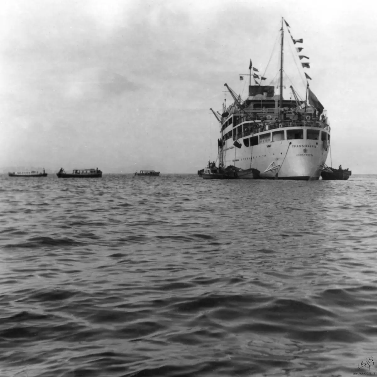תל אביב 1939 אוניה וסירות - דוד לסלו סקלי -  - מק''ט: 143196
