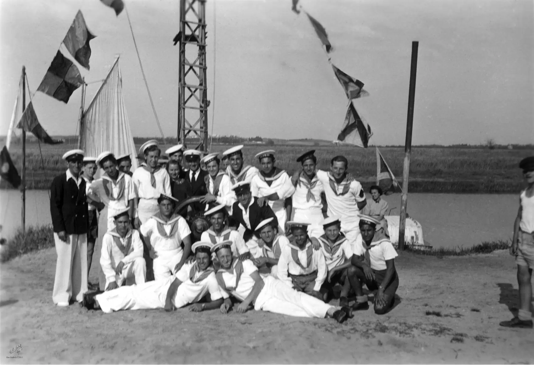 תל אביב 1939 תמונת מחזור - דוד לסלו סקלי -  - מק''ט: 143383