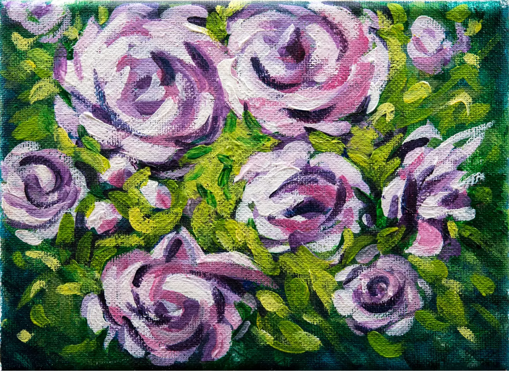 פרחים סגולים - מריאנה קיידלוב -  - מק''ט: 295315