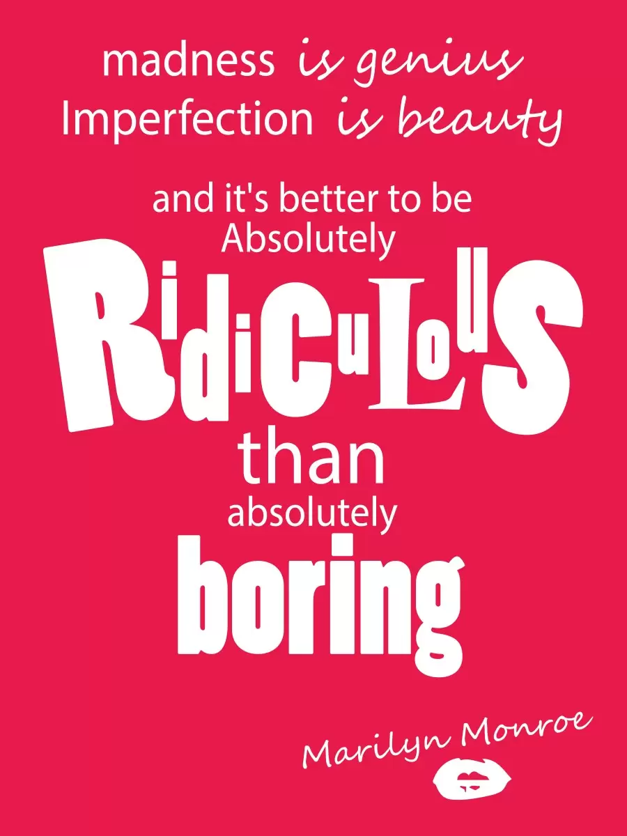Imperfection Is Beauty - מסגרת עיצובים - מדבקות קיר משפטי השראה טיפוגרפיה דקורטיבית  - מק''ט: 240705