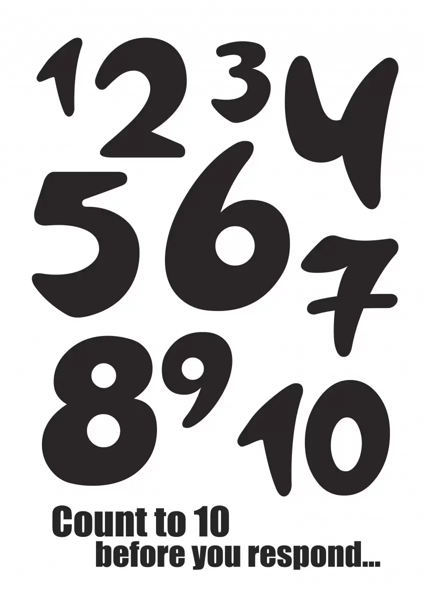 Funny Numbers - מסגרת עיצובים - טיפוגרפיה דקורטיבית  - מק''ט: 240877