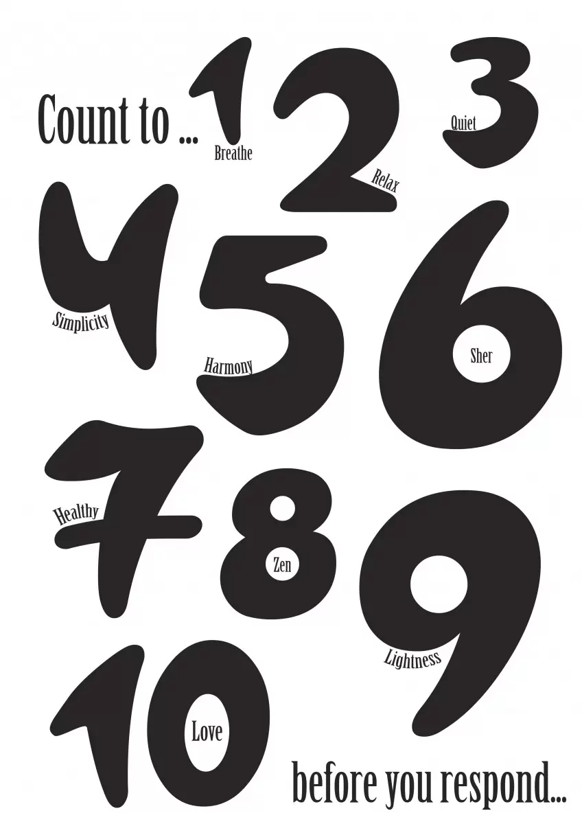 Funny Numbers - מסגרת עיצובים - טיפוגרפיה דקורטיבית  - מק''ט: 240879