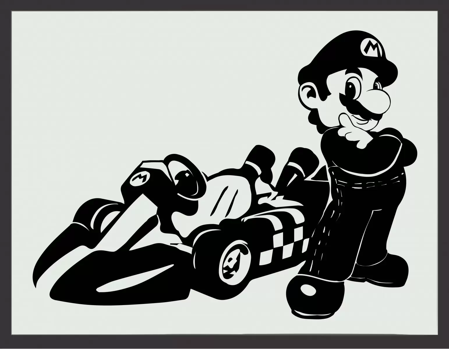 Mario Kart - מסגרת עיצובים -  - מק''ט: 241138