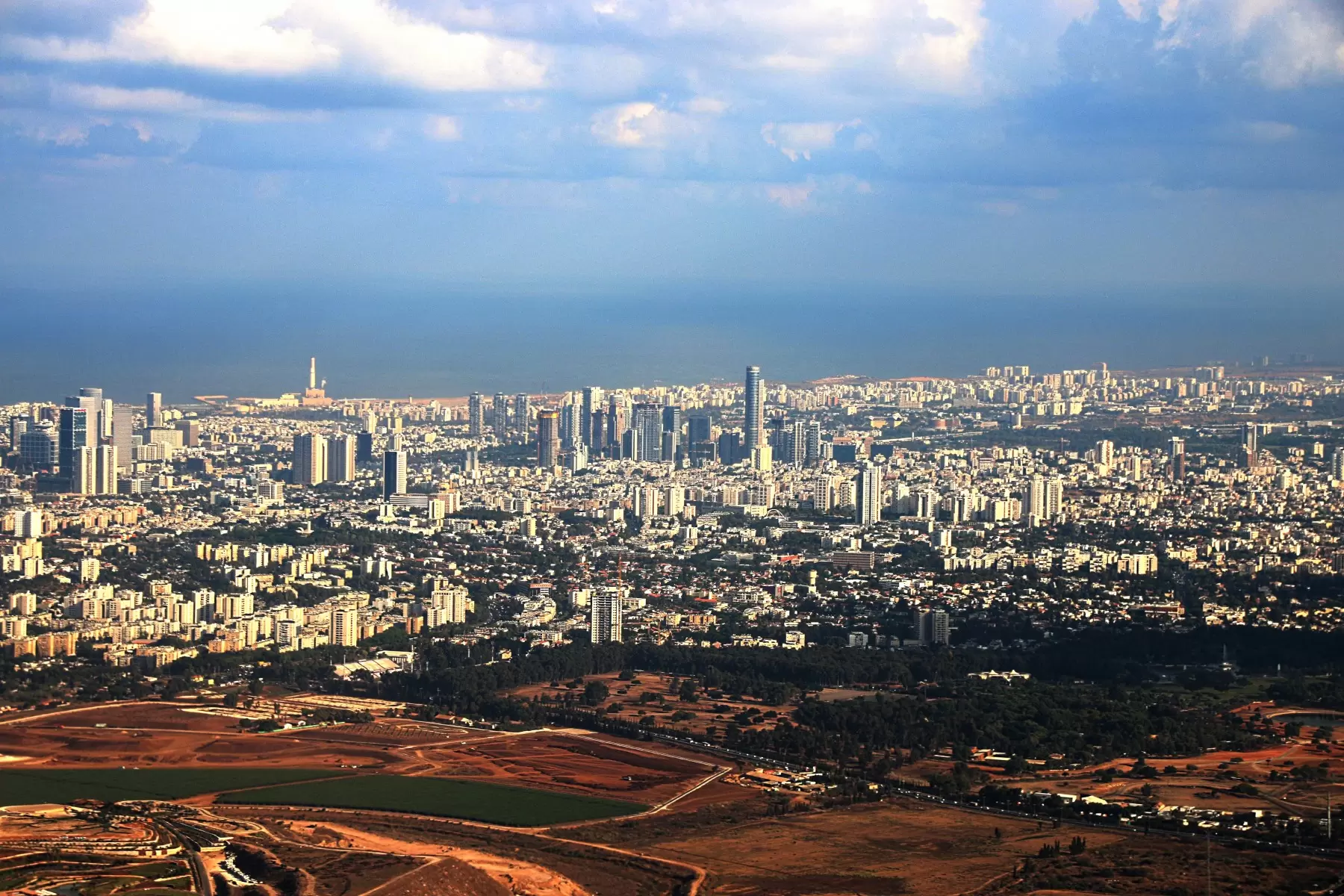 מרכז העיר - משה יפה - צילום אווירי  - מק''ט: 242255