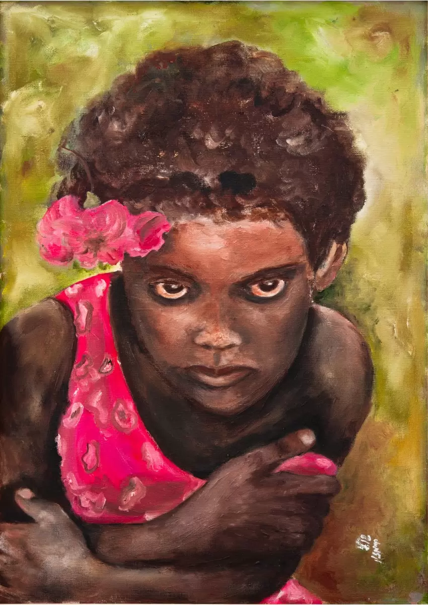 ילדה אתיופית - שולי חיימזון -  - מק''ט: 158450