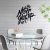 תמונת מתכת Never Give Up - תמונה 2