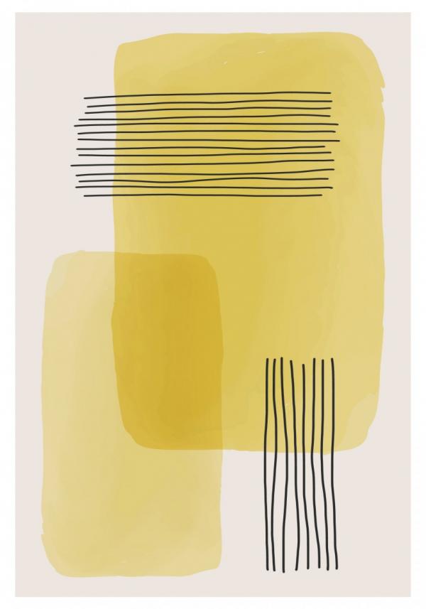 נורדי גיאומטרי 129 – Artpicked Modern | תמונה לסלון בסגנון מודרני