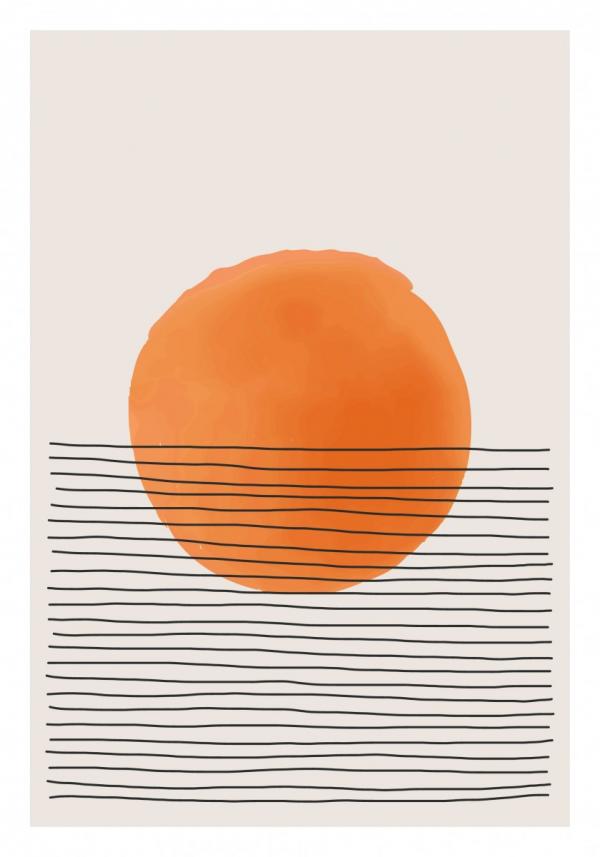 נורדי גיאומטרי 480 – Artpicked Modern | תמונה לסלון בסגנון מודרני