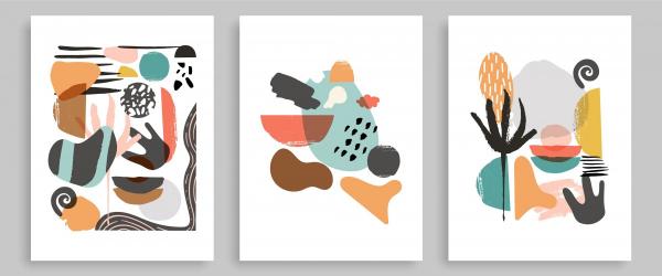 מודרני מופשט צבעוני 420 – Artpicked Modern | תמונה לסלון בסגנון מודרני