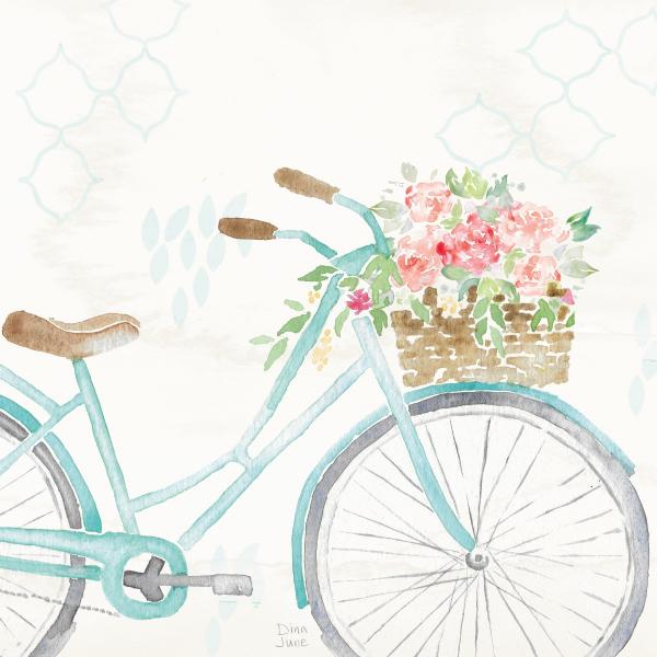 רכיבה קייצית – Dina June | תמונה לסלון בסגנון כפרי