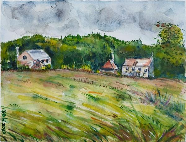 בתים מרחוק – חיה וייט לימיטד | תמונה לסלון בסגנון כפרי