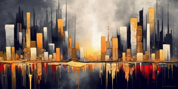 זוהר לילי – יובל אמיר | תמונה לסלון בסגנון מודרני