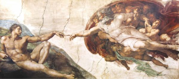 בריאת האדם מיכאלאנג'לו – מיכלאנג'לו בואונרוטי