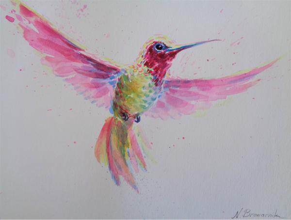 יונק הדבש – נטליה ברברניק | תמונה לסלון בסגנון מודרני