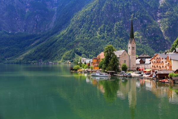 Hallstatt – ניקולאי טטרצ'וק | תמונה לסלון בסגנון כפרי