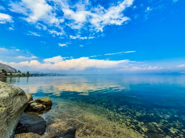 הרוגע של כנרת – ולריה ליאו | תמונה לסלון בסגנון מודרני