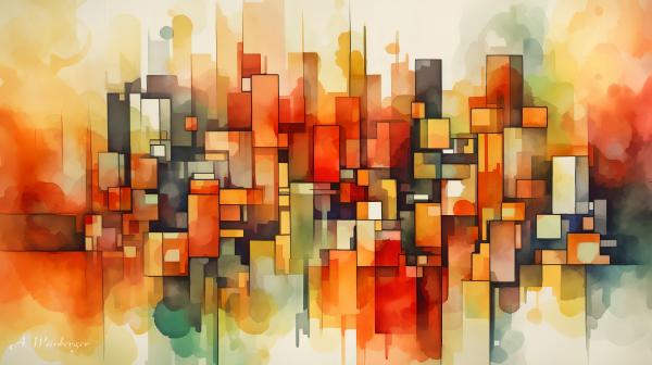 מבנים עירוניים – אמיר וינברגר | תמונה לסלון בסגנון מודרני