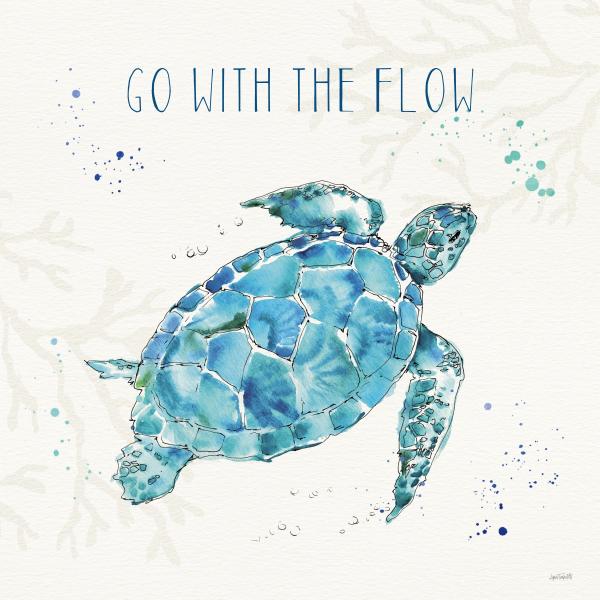 לזרום עם המים – Anne Tavoletti | תמונה לסלון בסגנון מודרני