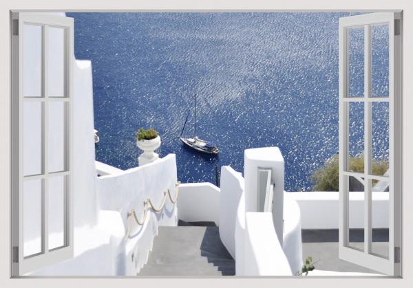 לבן ביון – Artpicked Windows | תמונה לסלון בסגנון מודרני