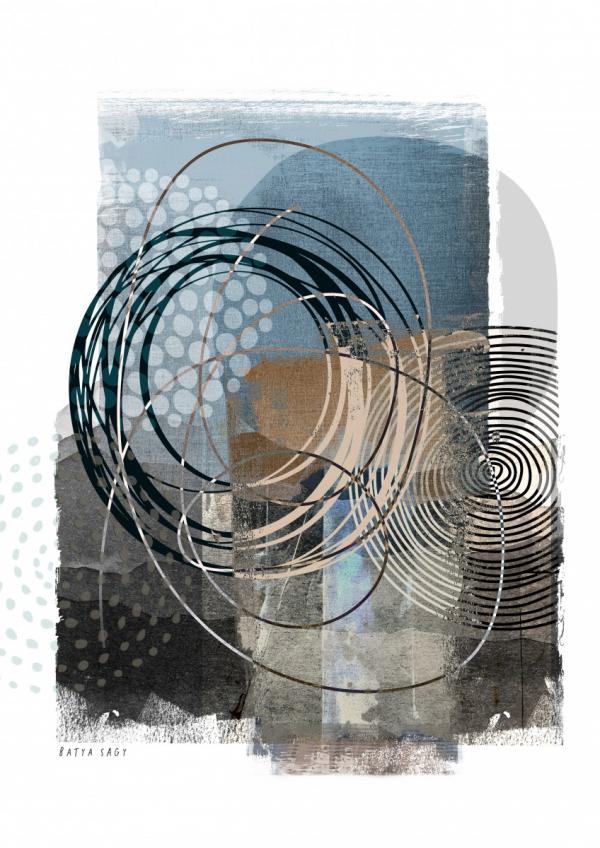 Synthesis – בתיה שגיא | תמונה לסלון בסגנון מודרני