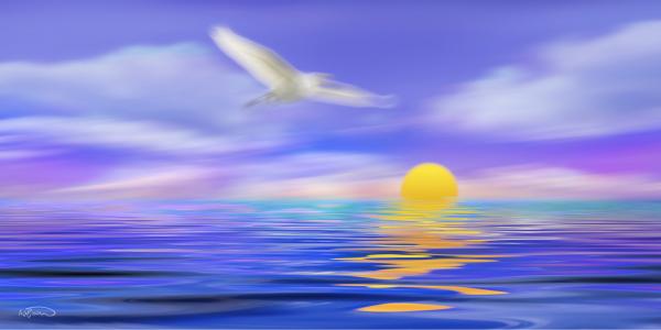 לעוף חפשי – בתיה שגיא | תמונה לסלון בסגנון מודרני