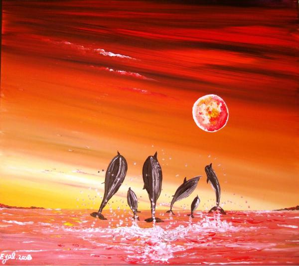 משפחה בתאילנד – איל מלק | תמונה לסלון בסגנון מופשט