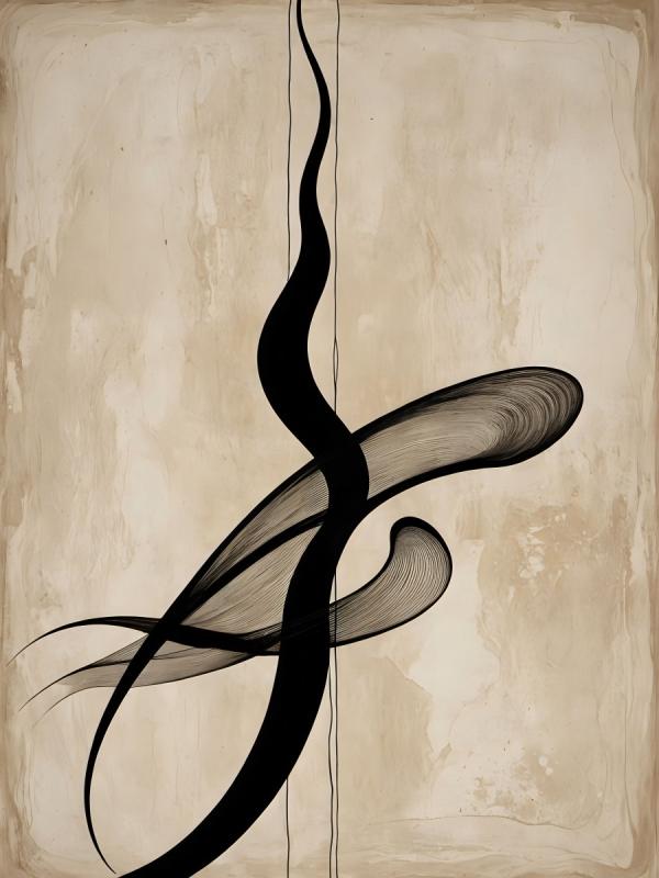 צליל מיתר – דקל בר | תמונה לסלון בסגנון מודרני