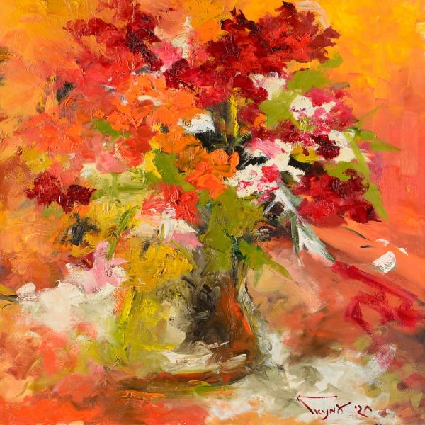 זר נוריות – חגי עמנואל | תמונה לסלון בסגנון מודרני