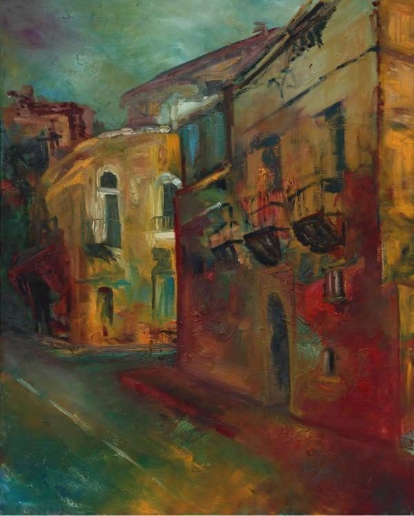 אורבני בעין כרם – חגי עמנואל | תמונה לסלון בסגנון מודרני