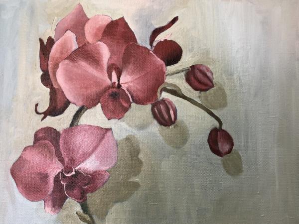 סחלב – אסתר טל | תמונה לסלון בסגנון מודרני