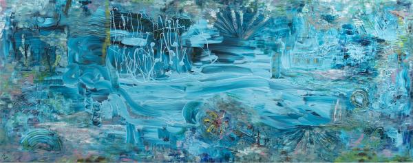 מסתורין – חוה מזרחי | תמונה לסלון בסגנון מופשט