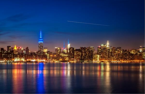 קו רקיע ניו יורק – עידן גיל | תמונה לסלון בסגנון מודרני