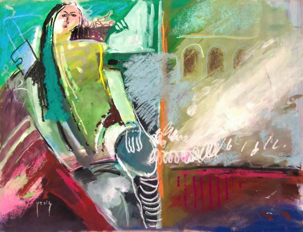 האורח – איש גורדון סלקטד | תמונה לסלון בסגנון מודרני