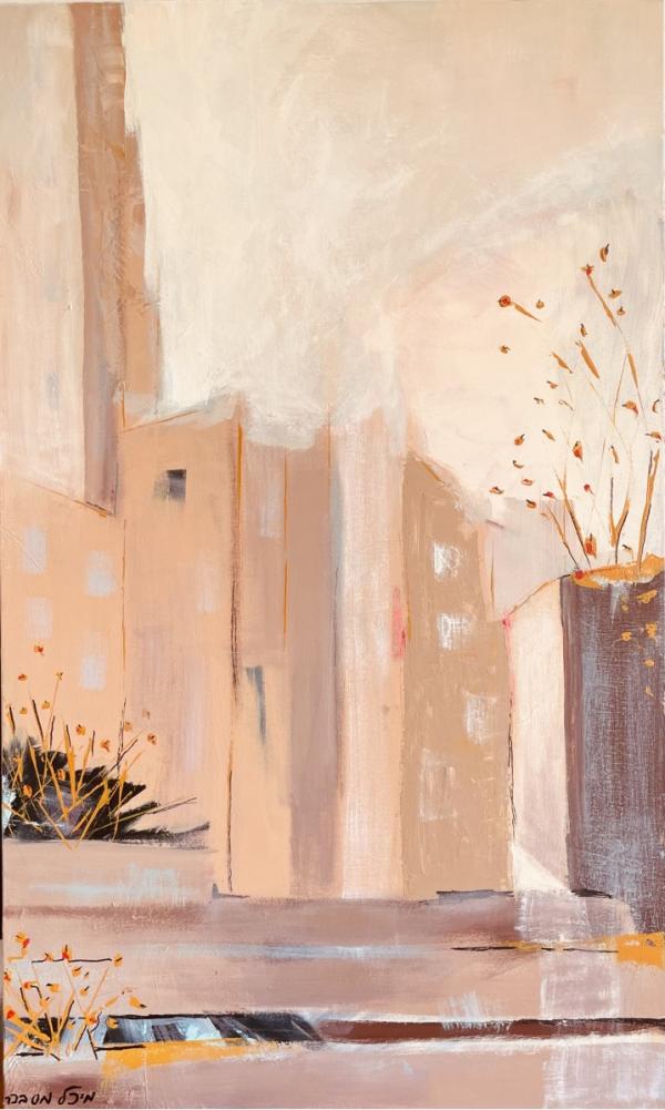 Neve tzedek  – MMB Art Studio | תמונה לסלון בסגנון מודרני