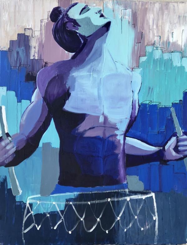 Good morning sunshine  – MMB Art Studio | תמונה לסלון בסגנון מודרני