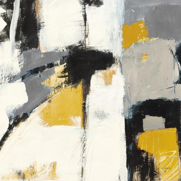 קטלינה I צהוב – Mike Schick | תמונה לסלון בסגנון מופשט