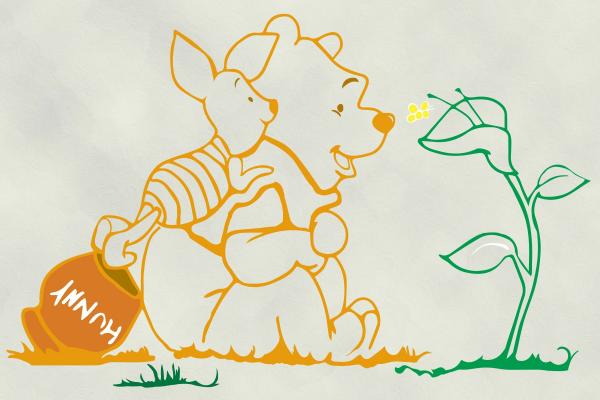 Pooh – מסגרת עיצובים | תמונה לסלון בסגנון מודרני