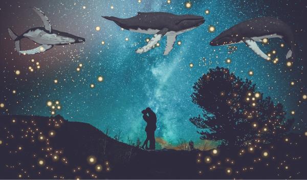 לויתנים – Artpicked | תמונה לסלון בסגנון סוריאליסטי