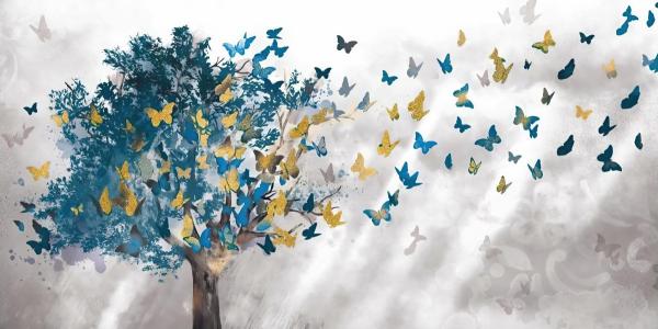 פרפרי שלכת – Artpicked | תמונה לסלון בסגנון סוריאליסטי