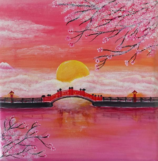 Day in Pink – נופר מורדוך | תמונה לסלון בסגנון מודרני