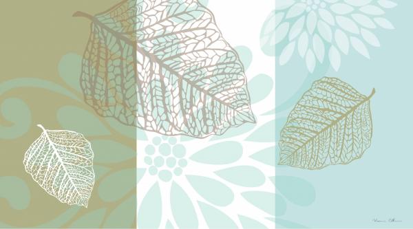 עלי שלכת – נעמי עיצובים | תמונה לסלון בסגנון מודרני