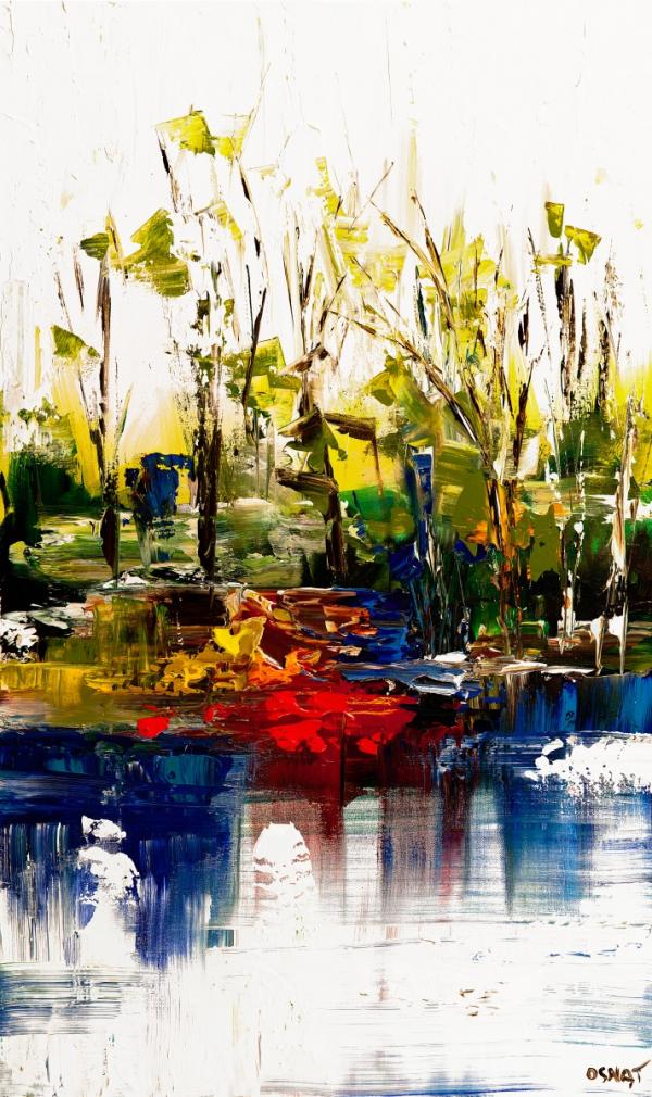 Landscape – אוסנת צדוק | תמונה לסלון בסגנון מופשט