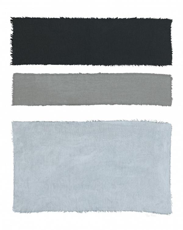 אריג צבוע על לבן II – Piper Rhue | תמונה לסלון בסגנון מודרני