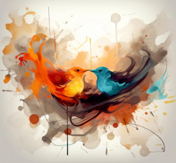 זוגיות – יניב גרינברג | תמונה לסלון בסגנון מודרני