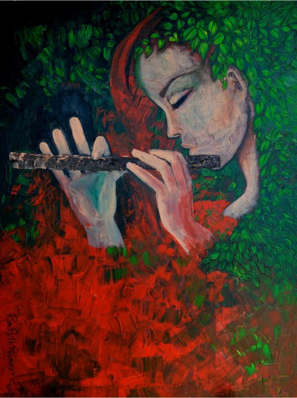 חליל הקסם – רוני רות פלמר | תמונה לסלון בסגנון מודרני