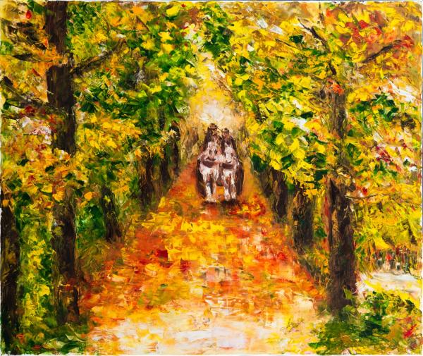 סתיו – שולי חיימזון | תמונה לסלון בסגנון כפרי