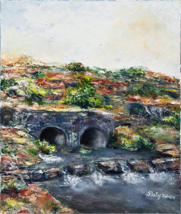 פרק הירדן – שולי חיימזון | תמונה לסלון בסגנון כפרי