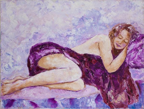 חלומות כחולים – שולי חיימזון | תמונה לסלון בסגנון מודרני